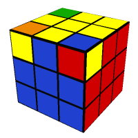Top layer corners on correct positions